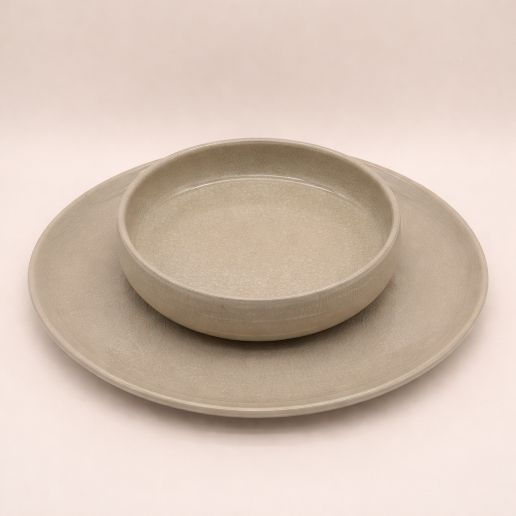 Steinzeug-Pasta-/Salatteller | Ewa | 17 cm – Bild 2